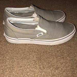 Gray Slip on Vans